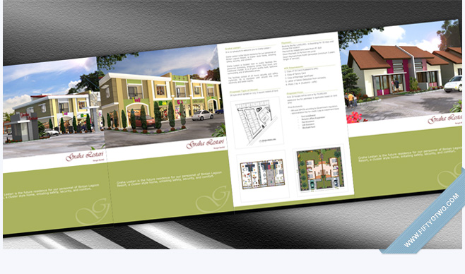 Graha Lestari Brochure Design