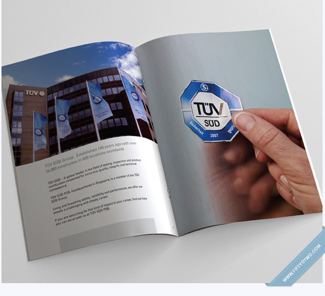 TÜV SÜD PSB – Campus Recruitment Brochure Design